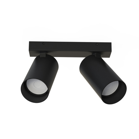 Lampa Sufitowa Oprawa Natynkowa Reflektor Punktowa 2x GU10 Czarna Nowoczesna MONO 7841 Nowodvorski