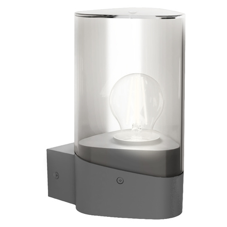 Kinkiet Ogrodowy Lampa Zewnętrzna Elewacyjna E27 LED 4W 840lm 2700K Ciepła IP44 Antracyt UltraEfficient Nayl Philips