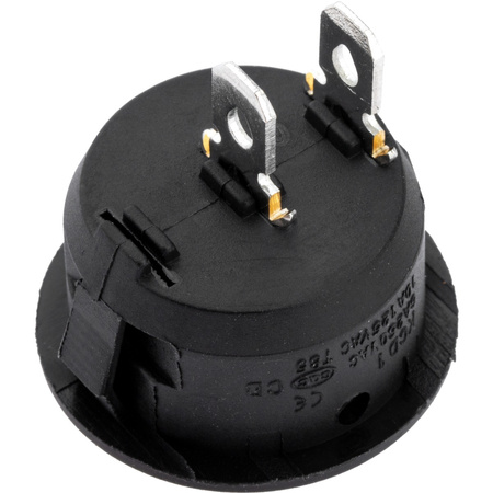 Włącznik przełącznik meblowy kołyskowy ON/OFF czarny