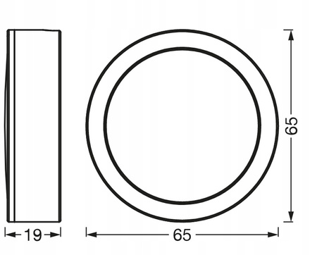 3x Lampka LED 3W 3000K Oprawa Oświetleniowa Podszafkowa Czarna LEDVANCE