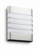 Kinkiet Ogrodowy Lampa Elewacyjna Zewnętrzna LED 3W 270lm 2700K IP44 Srebrna Raccoon Philips