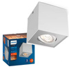 Oprawa Natynkowa Lampa LED 4.5W 500lm 2200-2700K Ściemnialna WarmGlow Biała Box Philips
