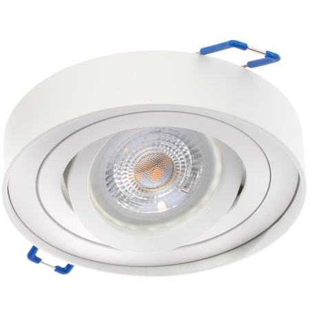 Oprawa Podtynkowa HALOGENOWA TUBA SPOT Ruchoma Midi GU10 Lumiled Okrągła Biała 20mm