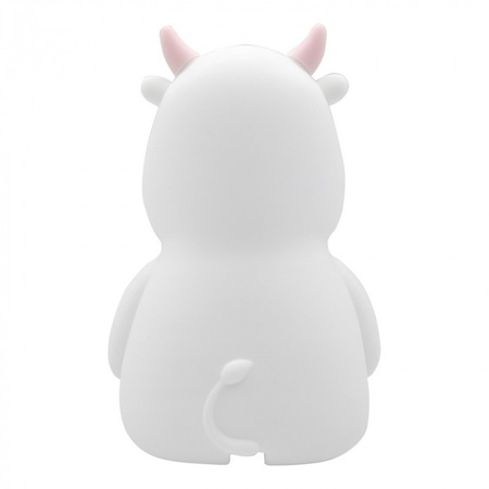 Lampka Nocna Dziecięca LED 1.2W 3000K Ciepła + Wielokolorowa RGB USB Akumulatorowa 1200mAh Różowa KRÓWKA RÓŻOWA MARY'S