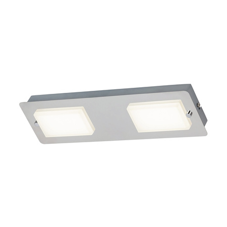Kinkiet Ścienny Lampa LED Łazienkowa Nad Lustro 10W 774lm 4000K Chrom IP44 Minimalistyczny Ruben 5723 Rabalux
