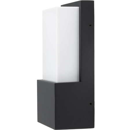 Lampa Ogrodowa Ścienna Kinkiet Elewacyjny Zewnętrzny MIRIA E27 IP44 270° Czarna