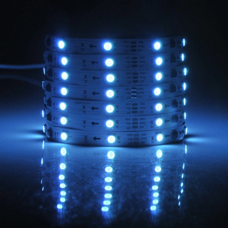 Taśma Pasek LED RGB 12W 300lm 120° Biała Ściemnialna Sanico Goldlux