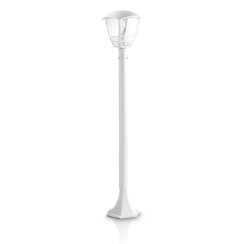 Lampa Ogrodowa LED Zewnętrzna CREEK myGarden E27 IP44 Latarnia Słupek 100cm Biała PHILIPS