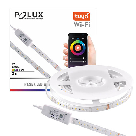 Taśma LED Pasek 230V 8W RGB CCT IP65 WIFI Smart TUYA 2m