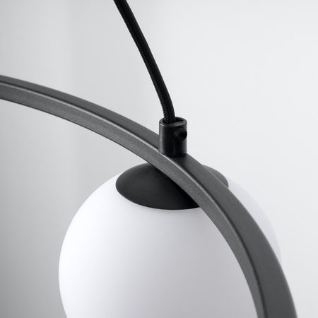 Lampa Sufitowa Wisząca Zwis 3x G9 Żyrandol Geometryczna Czarna Nowoczesna Yoli Sollux