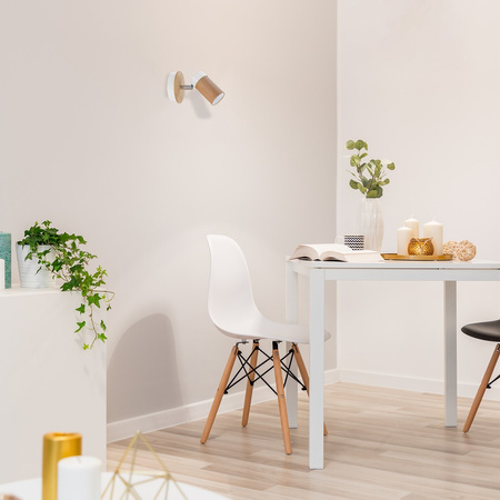 Lampa Ścienna Kinkiet BARON Biała 1xGU10 Milagro