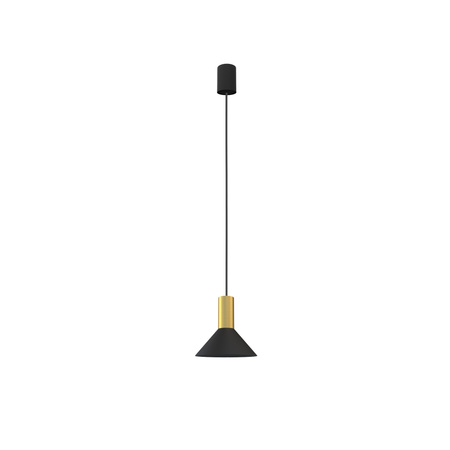 Lampa Sufitowa Wisząca GU10 Czarna Nowoczesna HERMANOS A 8103 Nowodvorski