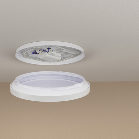 Lampa Sufitowa Plafon LED 24W 2400lm 4000/6500/2700K CCT Biała + Pilot AIO Philips