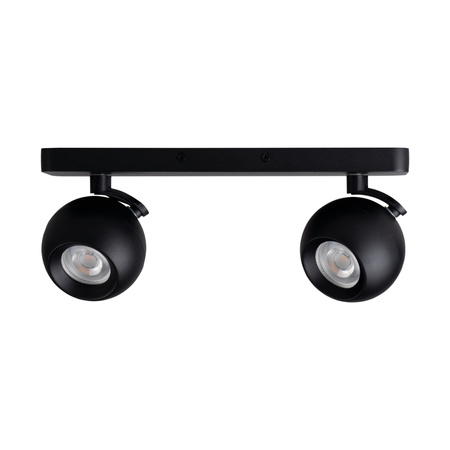 Oprawa ścienno-sufitowa listwa GALOBA 2x GU10 PAR16 Czarna KANLUX