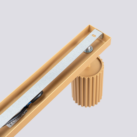 Lampa Sufitowa Reflektor Tuba Spot 4x GU10 Złota Karbon Deep Space SL.1565 Sollux