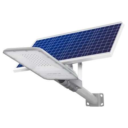 Naświetlacz Solarny Lampa 50x LED 100W 2500lm 5000K IP65 VIDEX Czujnik Zmierzchu z Pilotem