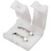 Złączka do taśmy LED 2PIN 2-stronna zatrzask 10mm