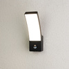 Lampa Elewacyjna LED Zewnętrzna Ścienna Czarna Kinkiet Ogrodowy 10W 4000K IP44 Czujnik Ruchu LOGIA LUMILED