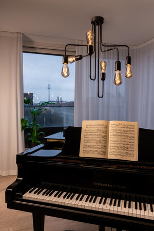 Żarówka LED Dekoracyjna ST64 Edison E27 3.4W = 10W 100lm 1800K Ciepła 320° Dymiona Vintage 1906 Osram