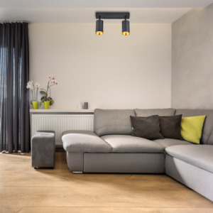 Lampa Listwa Oprawa Sufitowo-Ścienna LED 2 x GU10 MARIBEL Czarny GOLDLUX (Polux)