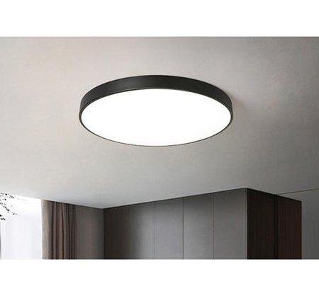 Plafon LED Lampa Sufitowa Ścienna Oprawa Okrągła 2640lm 30W 4000K IP22 Czarna