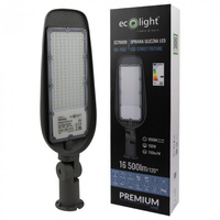 Lampa Uliczna Drogowa LED 150W 16500lm 6500K Zimna IP65 110lm/W PREMIUM Ecolight