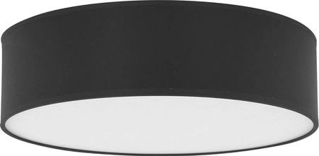 Lampa Sufitowa Plafon Oprawa RONDO BLACK Okrągła Biało-Czarna 61cm 15W 4xE27 1587 TK Lighting