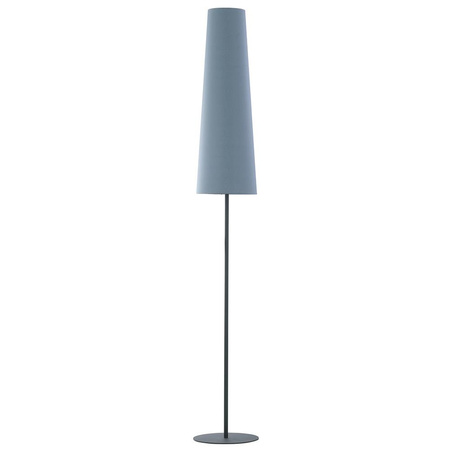 Lampa Podłogowa Stojąca UMBRELLA JEANS Abażur Czarno-Dżinsowa Klasyczna E27 5172 TK Lighting