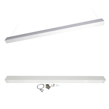 Lampa LED Oprawa Liniowa Sufitowa 20W 2600lm CCT Biała Koline Kobi