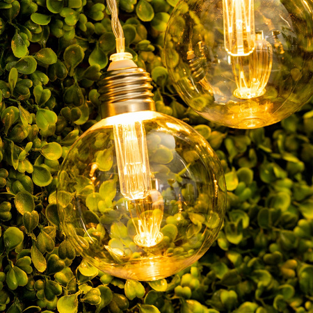 Girlanda Solarna Ogrodowa LED Ozdobna Łańcuch Świetlny 10 Kulek Ciepła 3000K 3,3m