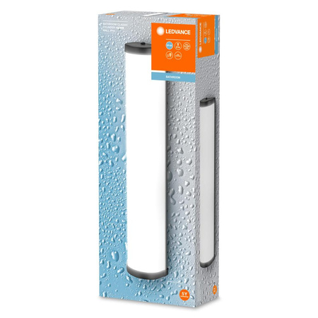 Plafon Lampa Łazienkowa Kinkiet Nad Lustro Ściemnialny E14 Czarny Bathroom Wall Luminaire IP44 Ledvance