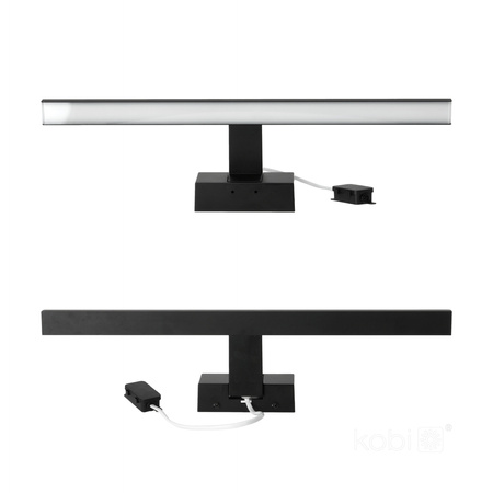 Lampa Ogrodowa Kinkiet Elewacyjny Zewnętrzny LED 10W 700lm 4000K Neutralna IP44 Czarna Lumireflect Kobi