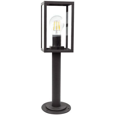 Lampa Ogrodowa Stojąca Malmo do LED E27 Wysoka 48cm Grafit - GOLDLUX (Polux)