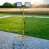 Naświetlacz LED ZUNA2 Halogen Lampa 2x 100W 6500K na Statywie + Przewód + Złącze Hermetyczne LUMILED