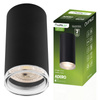 Lampa Sufitowa Reflektor LED Oprawa Spot Tuba GU10 IP44 ADERO Czarna Lumiled