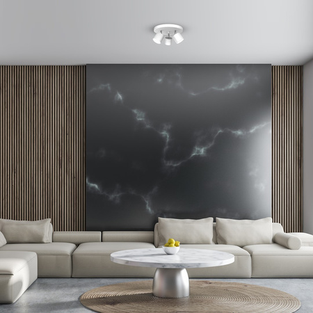 Lampa Sufitowa DIXIE Biała 3xGX53 Ruchoma Milagro