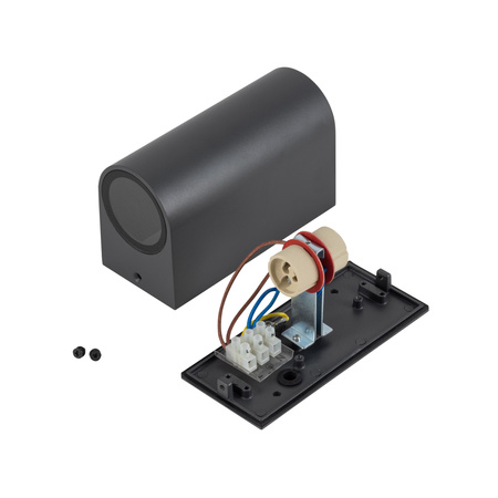 Lampa Ogrodowa Zewnętrzna Kinkiet Elewacyjny Oprawa Natynkowa GU10 Grafitowa Wodoodporna IP54 Nowoczesna NICO 9517 Nowodvorski