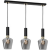 Lampa wisząca czarna MiLAGRO ROMA BLACK 3x E27