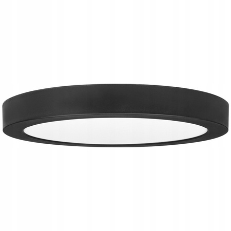 Plafon natynkowy Panel LED 24W 4000K Czarny okrągły Proma LVT