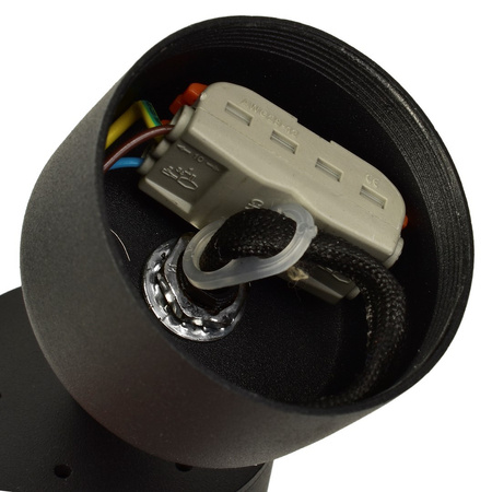 Oprawa Sufitowa Natynkowa Halogenowa MICA Czarna 1xGU10 Spot Milagro