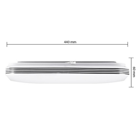 Plafon LED Lampa Sufitowa Łazienkowy Natynkowy 30W 2100lm 4000K Neutralny 160° Okrągły Biały IP44 Domin Masterled