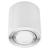 Oprawa Natynkowa HALOGENOWA Aluminiowa Chrom SPOT TUBA 8,4cm + Żarówka LED GU10 10W 3000K Lumiled