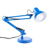 Lampka Biurkowa Kreślarska Stołowa E27 TOBI Niebieska Lumiled + uchwyt na blat