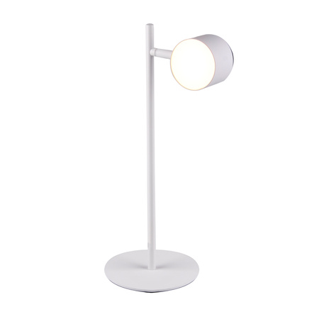 Lampka Biurkowa Stołowa LED 4,2W KUBIK Biały 3000K GOLDLUX