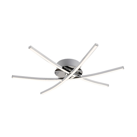 Lampa Sufitowa LED Natynkowa 21W 1450lm 4000K Chrom Nowoczesny Cyclone Rabalux