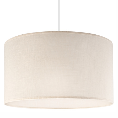 Lampa Wisząca Sufitowa VIVIAN E27 Abażur Kremowa LM-1.209 Lamkur