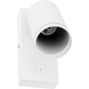 Lampa ścienna Kinkiet GU10 RING z włącznikiem biały