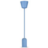 Lampa Wisząca Oprawa E27 Betonowy klosz z niebieskim kablem VT-7668 V-TAC