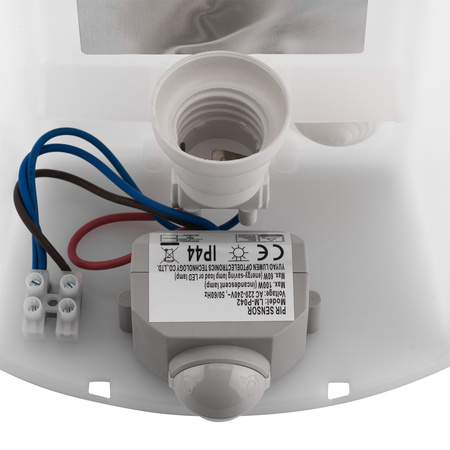 Kinkiet Ogrodowy Elewacyjny Lampa Zewnętrzna E27 NIGELLA z Czujnikiem Ruchu i Zmierzchu