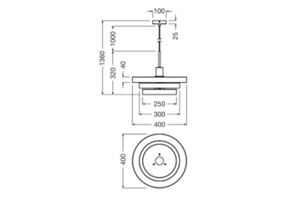 Lampa Sufitowa Wisząca Dekoracyjna E27 Zwis Zielony Żółty Decor Ledvance